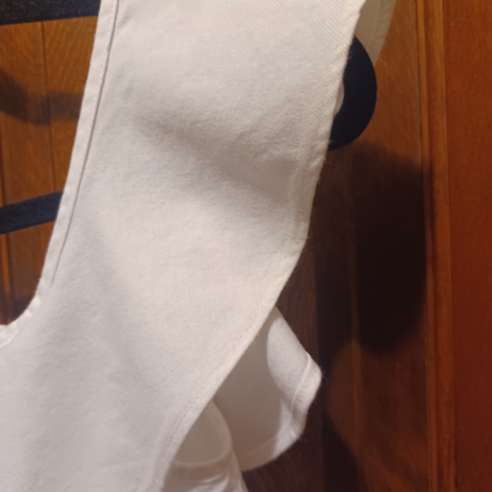 Madewell White Ruffled One-Shoulder Blouse - Picture 3 of 7